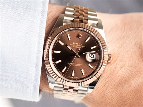 rolex datejust 41 chocolate jubilee.